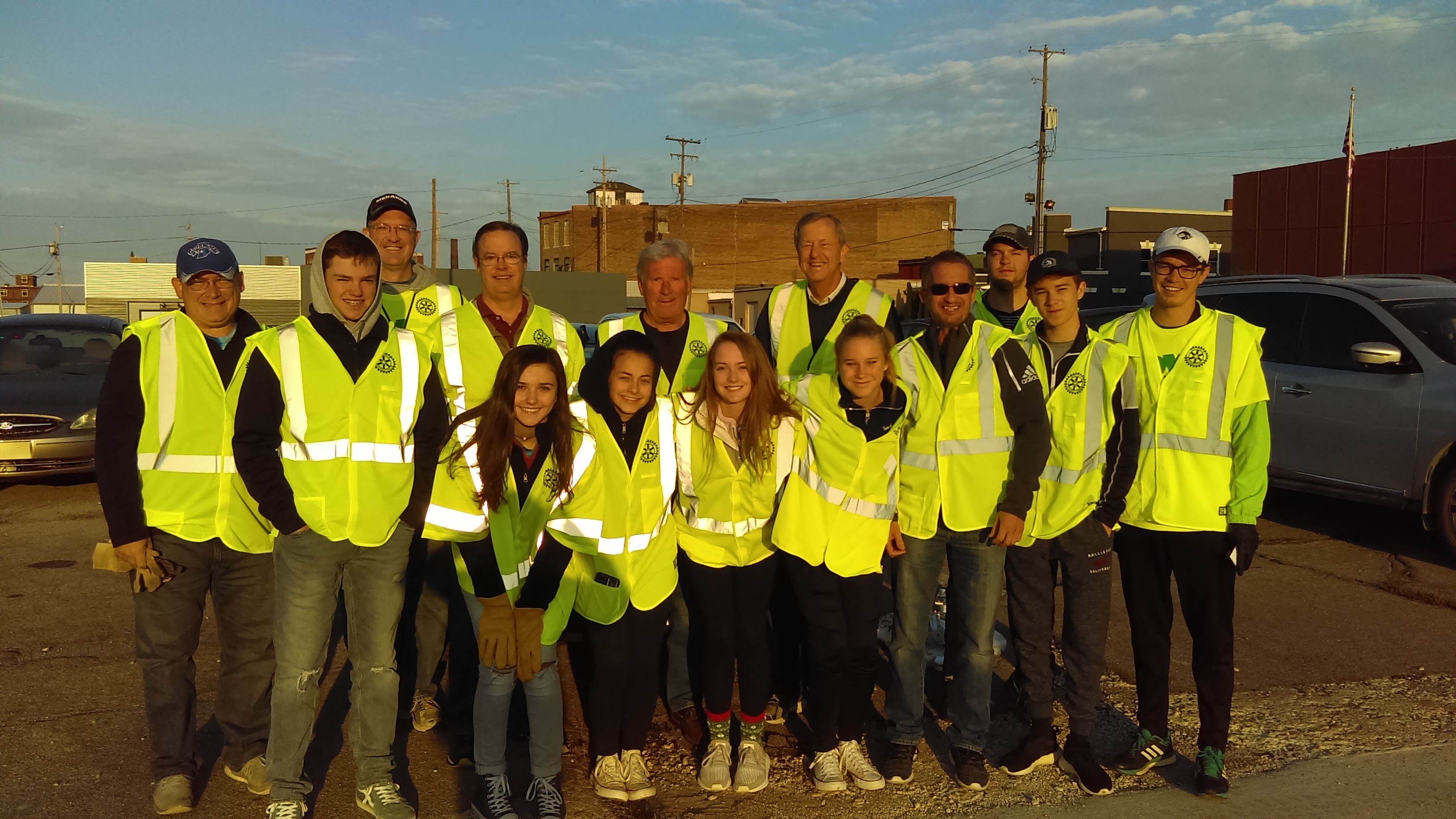 Participating in annual Clean Up Terre Haute